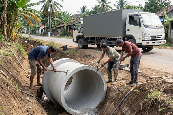 Harga Buis Beton Setengah Lingkaran: Panduan Lengkap dan Estimasi Biaya 2026