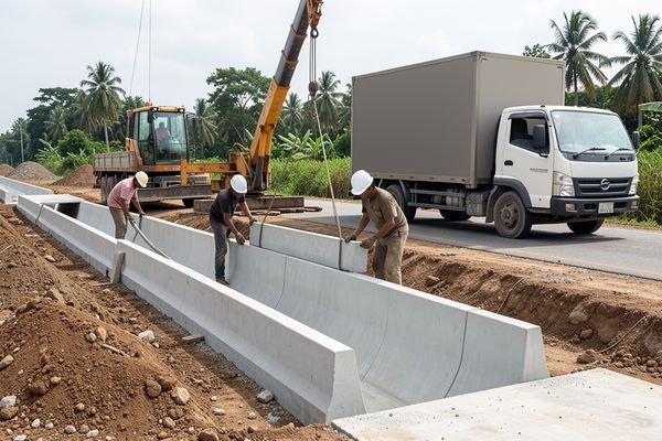 Pemasangan Gorong Gorong Beton